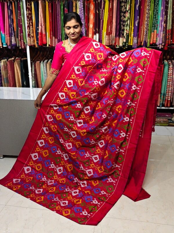 Pochampally pure ikkat combodian pattu saree