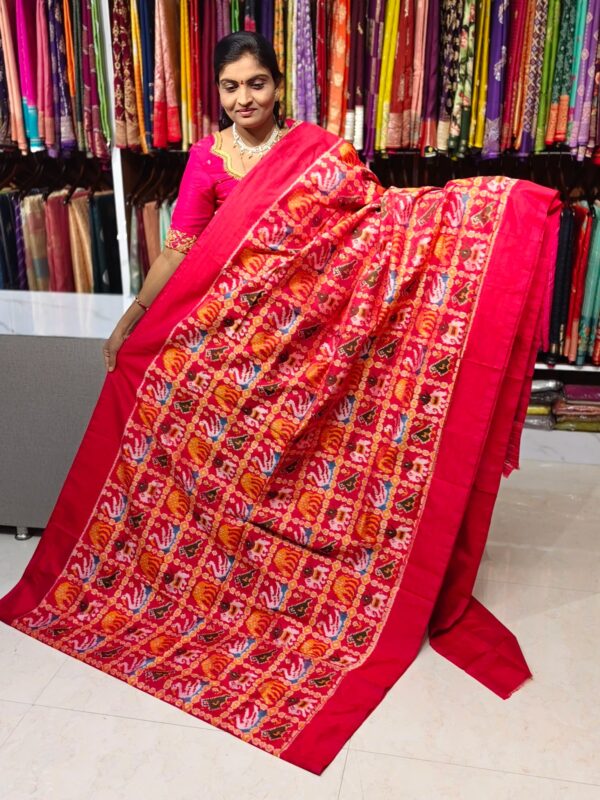Pochampally pure ikkat Matka pattu saree