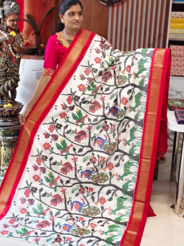 Pochampally pure Madtasu Kadiborder pattu saree