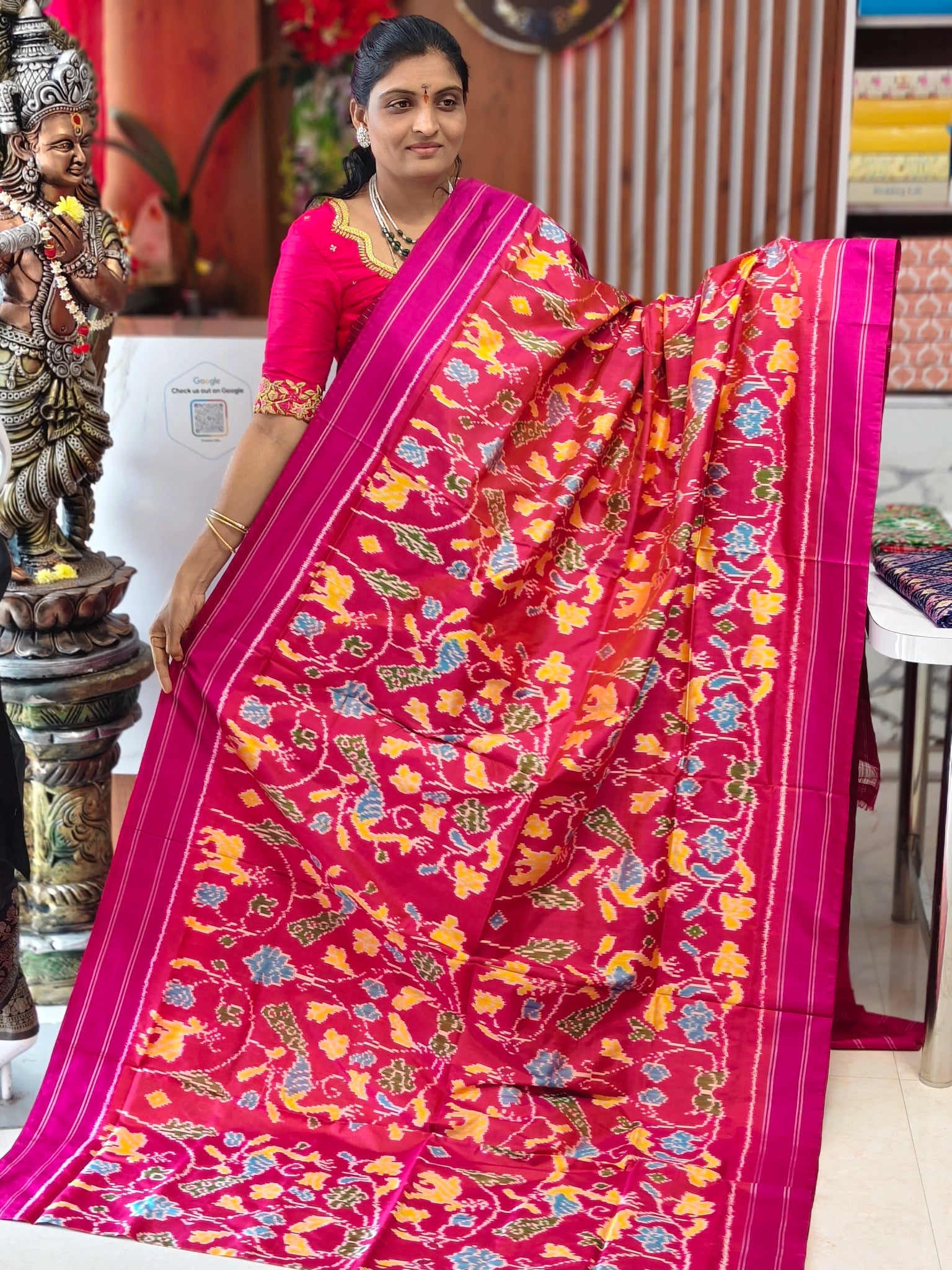 Pochampally pure Madtasu pattu saree - Pochampally Sarees by Shreekari Silks Pochampally pure Madtasu pattu saree