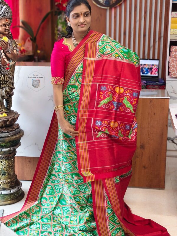 Pochampally pure Madtasu pattu saree - Pochampally Sarees by Shreekari Silks