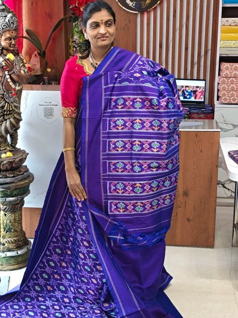 Pochampally pure Combodian pattu saree - Pochampally Sarees by Shreekari Silks