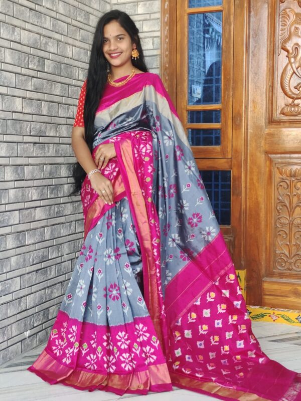 Pochampally pure ikkat patola saree