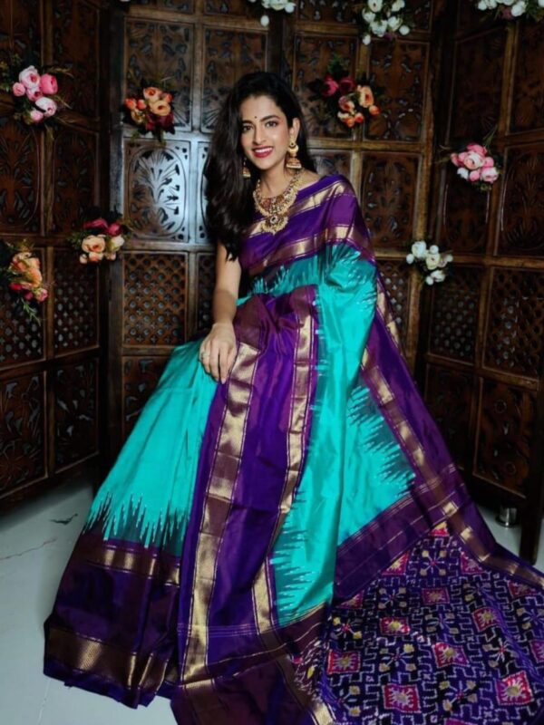 Pochampally pure ikkat silk