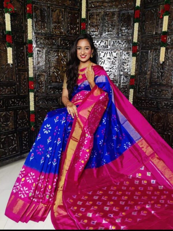 Pochampally pure ikkat patola saree