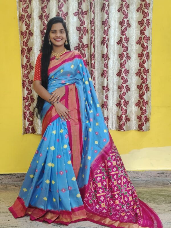Pochampally pure ikkat patola saree