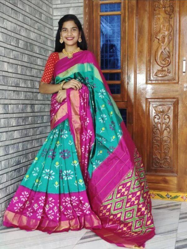 Pochampally pure ikkat patola saree
