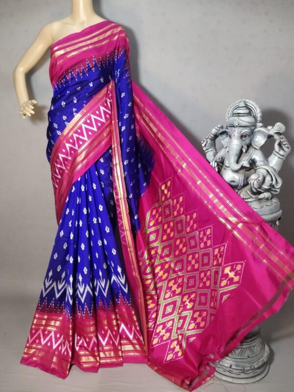 Pochampally pure ikkat silk saree