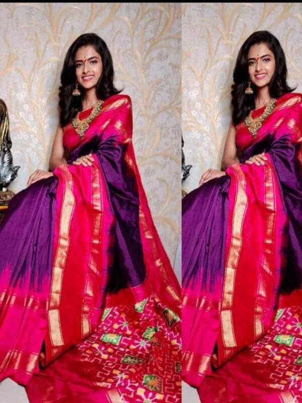 Pochampally pure ikkat silk saree