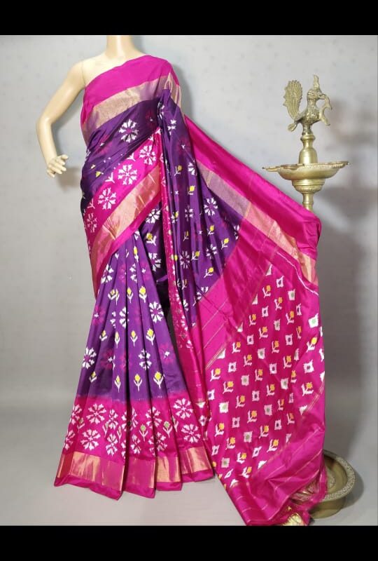 Pochampally pure ikkat patola saree
